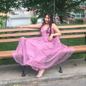 Beautiful prom dress wore only once.